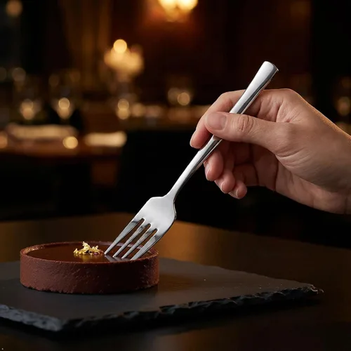 Miniatura 6 de Tenedores de postre de 12 piezas, tenedor de ensalada de acero inoxidable