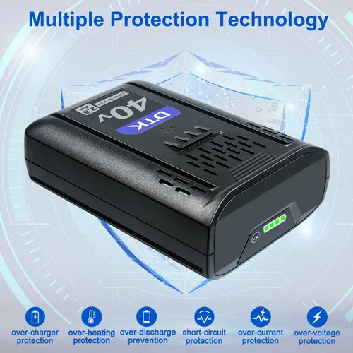 Miniatura 4 de DTK Repuesto para batería Kobalt 40V KM 2041B-06, KPM1040A-03, KM-1640-06, batería de herramienta eléctrica inalámbrica KM 4040-06 2800mAh