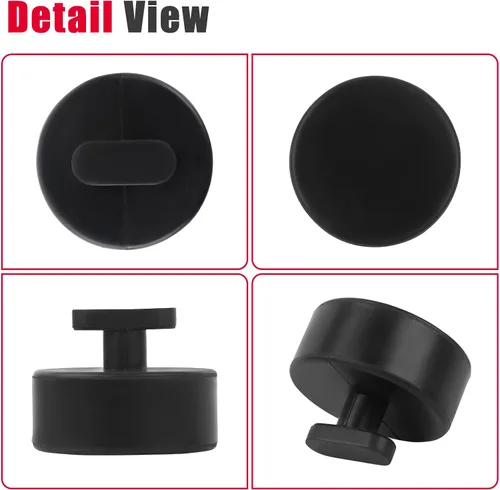 Miniatura 7 de Almohadilla de elevación (4 unidades) compatible con Chevy Corvette C5 C6 C7 C8, adaptador de punto de elevación de goma Jack Pucks con bolsa