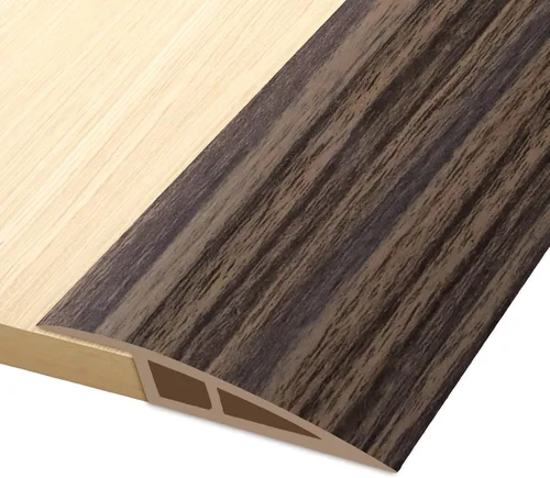 Miniatura 17 de Tira de Transición de Vinilo para Umbral de Puerta, Tira de Transición de Suelo Autoadhesiva, Tira de Borde de Alfombra para Umbral de Borde de Gris