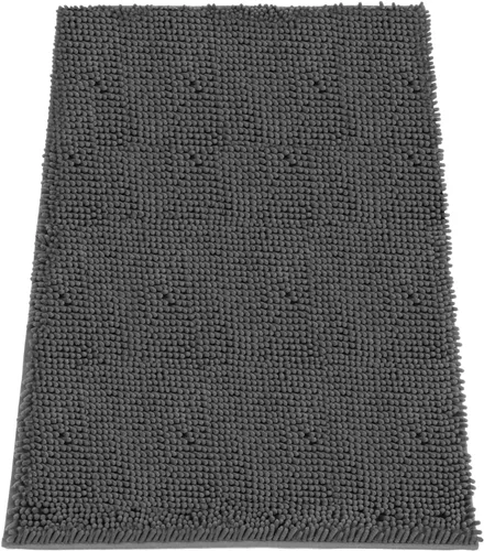 Miniatura 40 de Alfombra absorbente para perros para patas sucias, 120" x 36" alfombras de chenilla para interiores para la entrada, alfombra antideslizante lavable