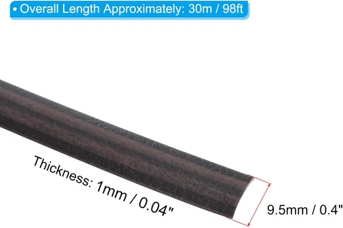Miniatura 2 de PATIKIL Kit de reparación de mimbre, 30m/98ft PE Rattan Reemplazo DIY Set para la fijación de muebles, muebles de patio, café