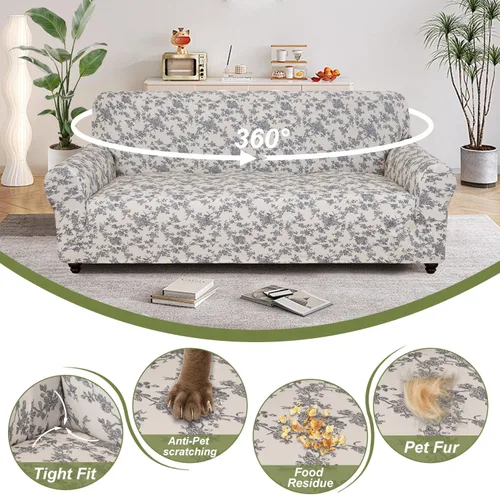 Miniatura 6 de ALIECOM Fundas para Sillas 100% Impermeables, Funda para Sillón para Sala de Estar, Apta para Mascotas, Fundas para Sillones Lavables, Funda