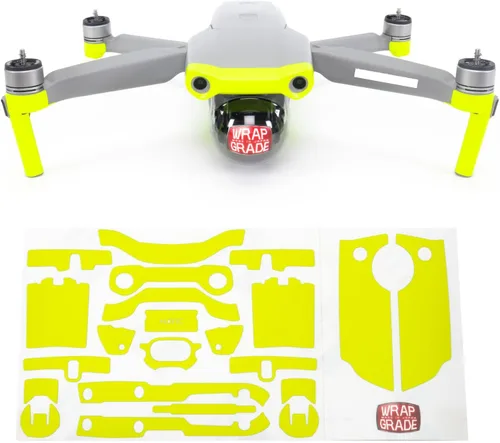 Miniatura 11 de Wrapgrade Funda compatible con DJI Mavic Air 2 Color de acento A (Airforce Silver)