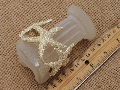 Miniatura 3 de Alilang Brazalete elástico con textura brillante para mujer