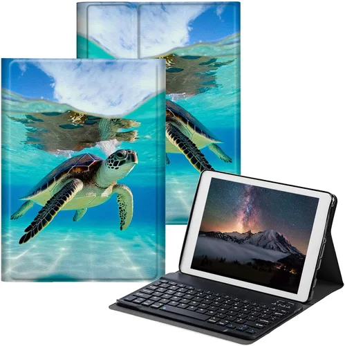 Miniatura 14 de Funda para Samsung Galaxy Tab S6 Lite 2022/2020 con teclado inalámbrico desmontable y soporte ajustable para proteger la tableta para Samsung Galaxy