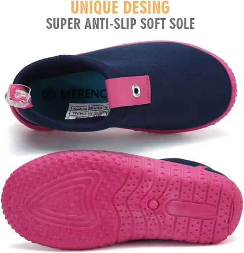 Miniatura 3 de CIOR - Zapatos acuáticos para niños pequeños, para piscina, playa, deportes, de secado rápido, zapatos atléticos para niñas y niños