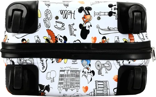 Miniatura 7 de Bioworld Disney Mickey Mouse - Juego surtido de equipaje de 3 piezas, color blanco, Blanco