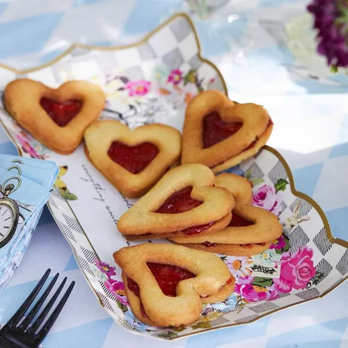Miniatura 8 de Talking Tables Suministros para fiestas de Alicia en el país de las maravillas Plato de papel para servir Ideal para fiesta de té de sombrerero