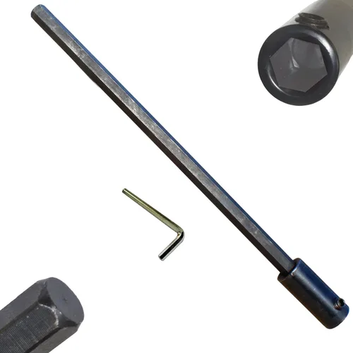 Miniatura 80 de Sierra de agujero HSS con mandril piloto de 2 piezas de alta velocidad para perforar madera y acero, broca de 1/4" de diámetro y eje, broca piloto