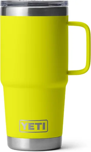 Miniatura 24 de YETI - Vaso de viaje Rambler de 20 onzas, de acero inoxidable, aislada al vacío con tapa fuerte Stronghold Blanco