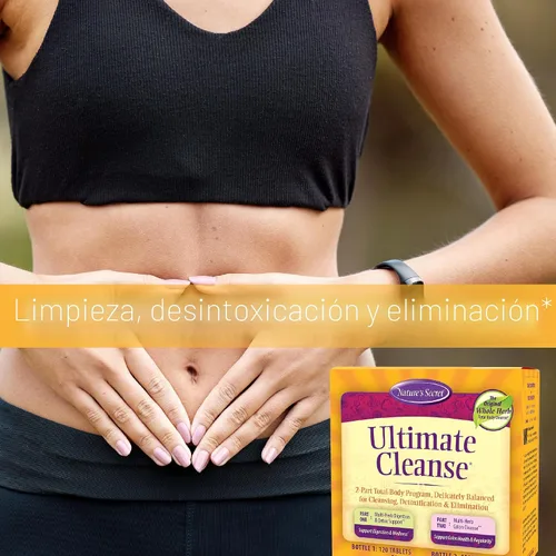 Miniatura 5 de Nature's Secret Ultimate Cleanse 2 partes de desintoxicación y eliminación total del cuerpo apoya la digestión, el bienestar, la salud del colon