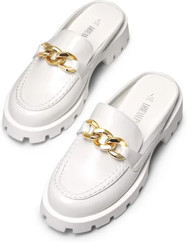 Miniatura 6 de DREAM PAIRS Mocasines para mujer, sin cordones, con plataforma, gruesos, cómodos, gruesos, planos, mocasines