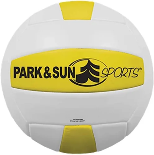 Miniatura 3 de Park & Sun Spiker Sport Portable Outdoor Volleyball Net System – Blue Net, Regulation Size 32' L x 3' H, Adjustable Height, Lightweight, Includes