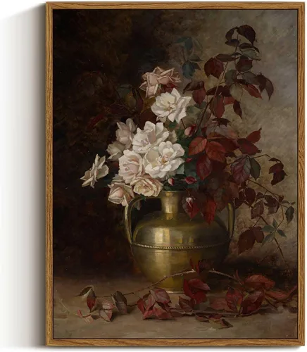 Miniatura 30 de VIYYIEA Arte de Pared en Lienzo Enmarcado Decoración del Hogar, Decoración de Granja Valles Ondulantes bajo Cielos Despejados Pintura de Pared