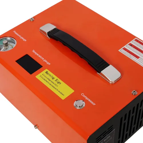 Miniatura 6 de Compresor de aire PCP, compresor de pistola de aire PCP portátil de 4500PSI con convertidor integrado, parada automática DC12V/AC120V Bomba