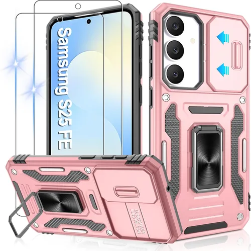 Miniatura 113 de Gritup para Samsung Galaxy S22 Funda con protectores de pantalla HD de 2 paquetes y cubierta deslizante para la cámara, protección contra caídas