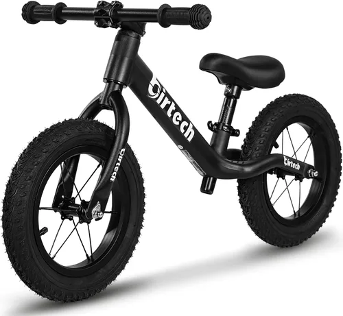 Bicicleta de equilibrio de 12 pulgadas para niños y niñas de 2, 3, 4, 5 años, marco de nailon ligero, bicicleta de entrenamiento para niños sin