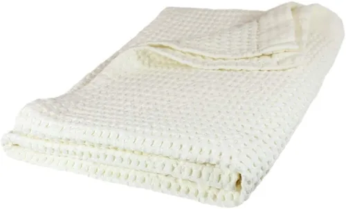 GILDEN TREE Toalla de baño tipo waffle de secado rápido, toallas de baño delgadas de lujo, toallas de baño 40x80 grandes, estilo moderno (crema)