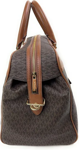 Miniatura 5 de Michael Kors Bolsa de viaje grande con funda para carrito marrón