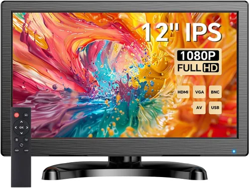 Miniatura 9 de Eyoyo Monitor pequeño de 8 pulgadas, pantalla de cámara de seguridad mini IPS de 1024x768 4:3 con soporte de entrada HDMI VGA AV BNC y control
