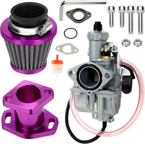 Miniatura 12 de FVRITO - Carburador de alto rendimiento VM22 de 26 mm para Predator 212cc 196cc Coleman CT200U BT200X Mini Bike KT196 Go Kart GX160 GX200 6.5hp