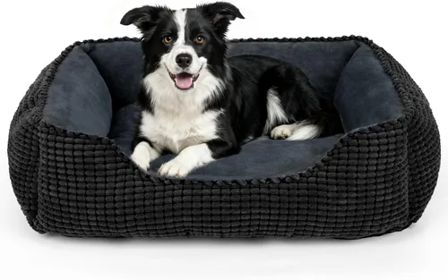 Miniatura 15 de MIXJOY Camas para Perros Pequeños, Camas para Gatos de Interior Lavables, Calmante para Mascotas Perro de Tamaño Pequeño, Camas Rectangulares Suaves