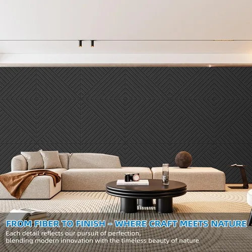 Miniatura 3 de CIUIUTIC - Paneles acústicos de pared, paquete de 6 paneles acústicos de 20 x 20 pulgadas, paneles acústicos decorativos, arte de pared absorbente