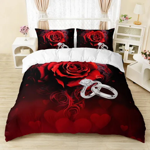 Miniatura 10 de AILONEN Juego de ropa de cama de mariposas en blanco y negro tamaño King, juego de funda de edredón con estampado de estilo en relieve de lujo