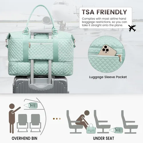 Miniatura 4 de Bolsa de viaje acolchada Weekender Bag para mujer