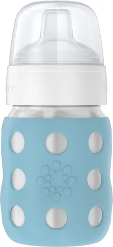 Miniatura 15 de Lifefactory Biberón de cuello ancho aislado al vacío de acero inoxidable de 8 onzas con pezón para sorber, melón, LS2251WCA4 Cantaloupe