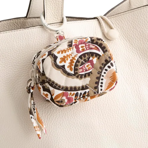 Miniatura 2 de Vera Bradley Dije para bolsa de auriculares con cremallera de algodón prémium Paisley floreciente