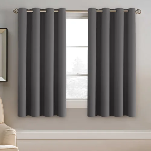Miniatura 185 de H.VERSAILTEX - Cortinas blackout con aislamiento térmico y ojales en la parte superior, para patios, puertas correderas y división de habitaciones