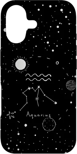 Miniatura 32 de Funda estética con signo del zodiaco celestial para iPhone 12 mini Acuarario
