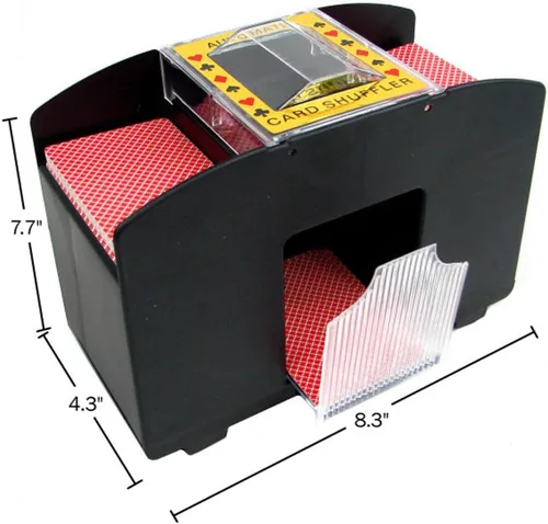 Miniatura 7 de Mezclador de cartas automático de 4 barajas Trademark Poker