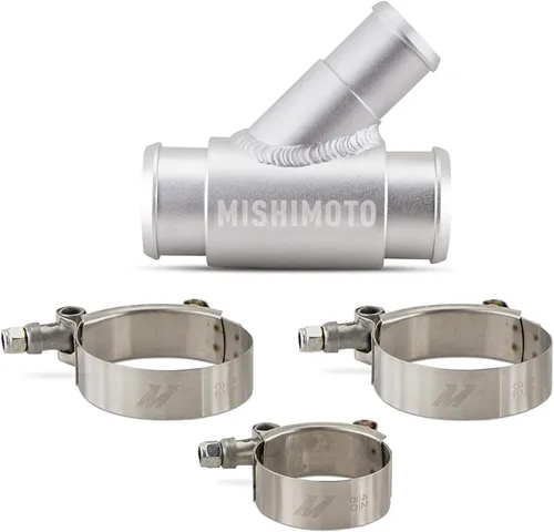 Mishimoto MMHOSE-RAM-13Y Tubo en Y de refrigerante de aluminio, para conectar mangueras de radiador duales, compatible con RAM Cummins 2500 y 3500
