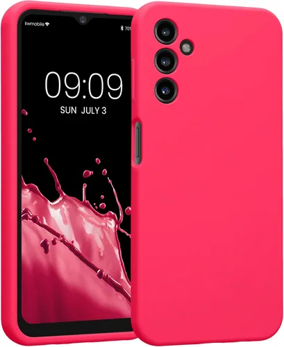 Miniatura 129 de kwmobile Funda compatible con Samsung Galaxy A13 4G - Funda delgada de silicona TPU - Acabado suave al tacto - Amarillo radiante