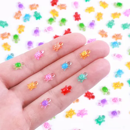 Miniatura 9 de 200 piezas de mini mariquita de resina decorativa, mini mariquita para manualidades, miniaturas de casa de muñecas, mini cosas de resina, animales