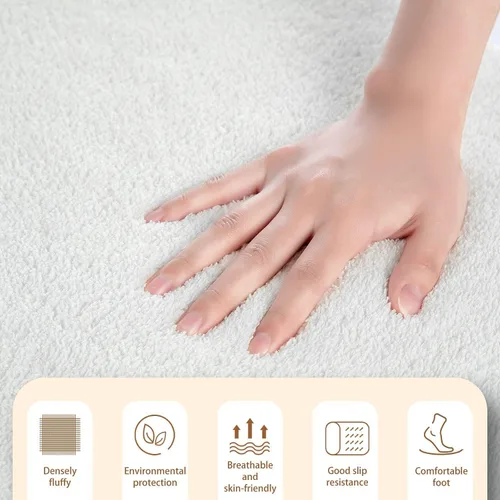 Miniatura 6 de Erosebridal Alfombras de baño rosas para niñas, tapete de baño con diseño de gatos, tapete antideslizante con temática de animales kawaii, tapete
