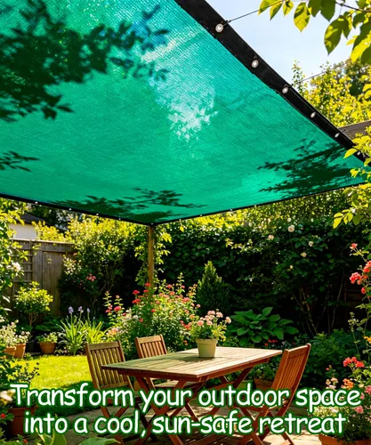 Miniatura 6 de Lona de malla resistente 90% verde de 3 x 6 pies para exteriores, con ojales, toldo para patio, jardín, invernadero, gallineros, plantas, verduras