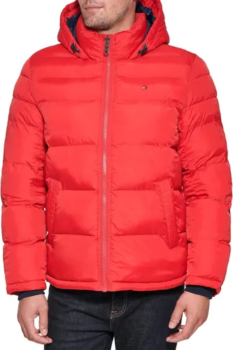 Miniatura 23 de Tommy Hilfiger - Chaqueta acolchada con capucha de relleno alternativo para hombre (tallas estándar y para personas grandes y altas)