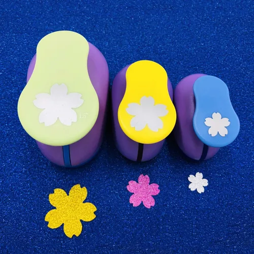 Miniatura 5 de Juego de 3 piezas de arco (5/8 pulgadas + 1 pulgada + 1.5 pulgadas) para manualidades, punzones de papel para manualidades, álbumes de recortes