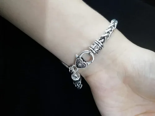 Miniatura 3 de Lemegeton Talisman for Love - Pulsera Wicca con dije de pentáculo de Salomón para el amor Metal no conocido