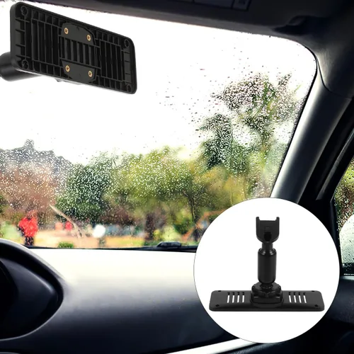 Miniatura 7 de ULTECHNOVO Kit universal de montaje en espejo retrovisor para cámara de salpicadero, panel de placa trasera de DVR para automóvil con soporte