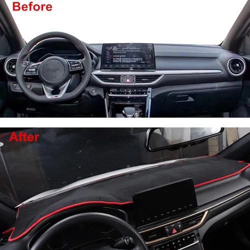 Miniatura 2 de Para Kia Forte Cerato K3 2019 2020 BD, cubierta de tablero de automóvil, almohadilla para parasol de instrumento protector para salpicadero