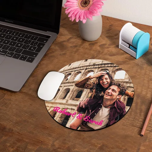 Miniatura 3 de Alfombrilla de mouse personalizada – Alfombrilla de mouse personalizada con foto, imagen y texto 4 formas y 20 fuentes Alfombrilla de mouse