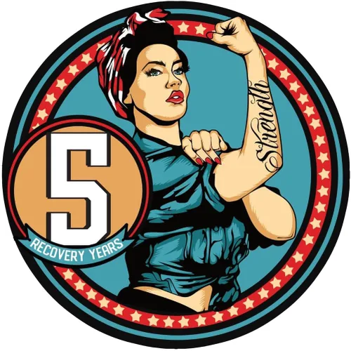 Miniatura 52 de Sobriety Coin – Rosie Strength Tattoo Recovery AA Chip, medallón de alta resistencia, regalo perfecto para cualquier persona en recuperación