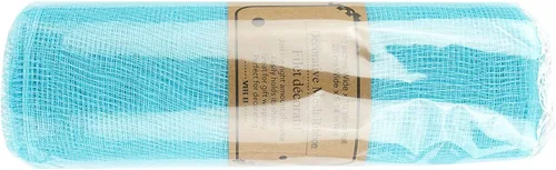 Miniatura 6 de MEEDEE Malla Decorativa Azul Claro Rollos de 10 Pulgadas Rollos de Malla Decorativa Turquesa Cinta de Malla Básica para Árbol de Navidad, Guirnalda