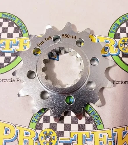 Miniatura 3 de Pro-tek Yamaha FZ-08 piñón delantero 520 paso 14T 2010 2011 2012 2013 2014 2015 FZ08 FZ 08 (conversión de 520) (14T)