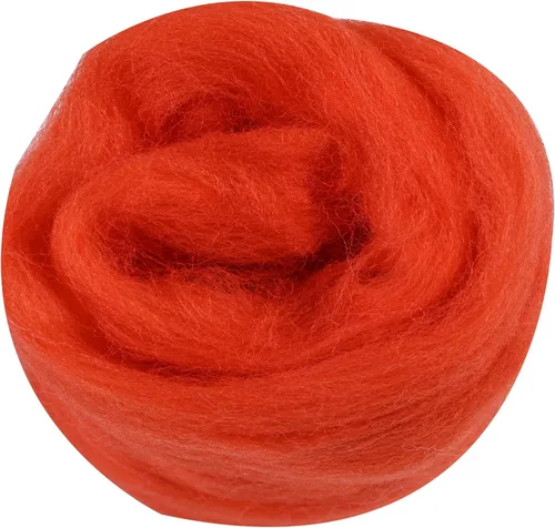 Miniatura 158 de 24 tipos de lana rosa, 4.23 oz (120 g), adecuado para fieltro húmedo y fieltro de aguja de telas hiladas de lana. Un paquete de prueba está Tonos